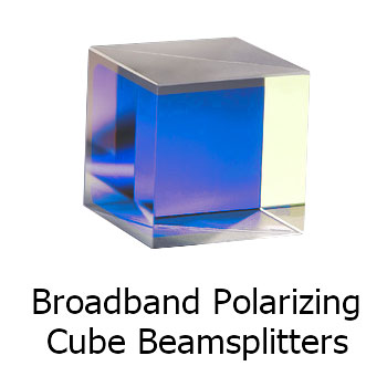 広帯域 偏光キューブ ビームスプリッター　Spectral Products Optics Div.